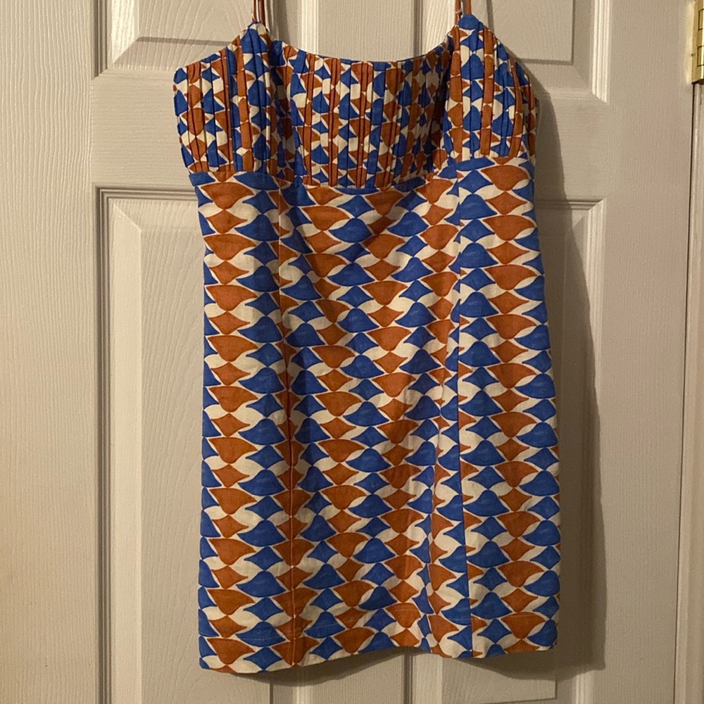 Anthropologie Ophelia Sleeveless Linen Mini Dress by Maeve